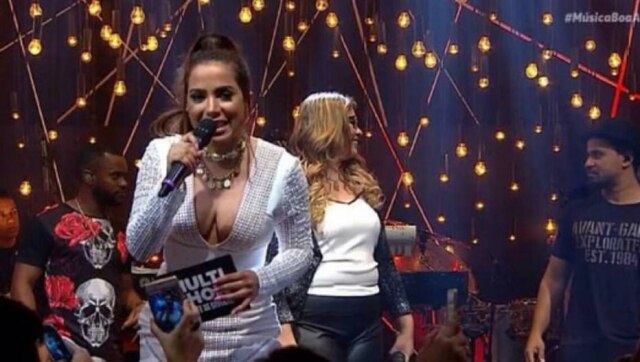 Reprodução/Instagram Anitta no "Música Boa Ao Vivo", do Multishow.