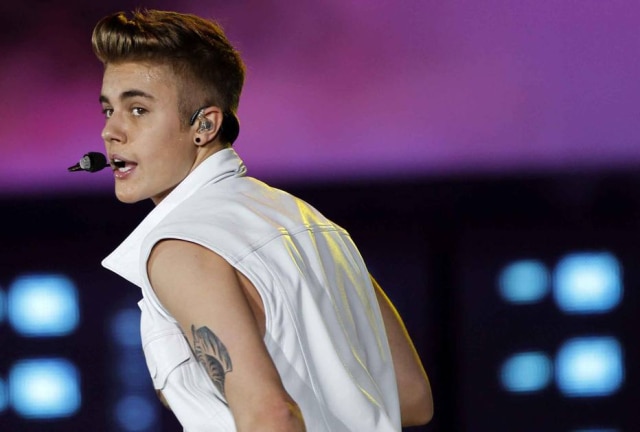 REUTERS/Jumana El Heloueh Justin Bieber chegou ao Brasil para shows da Purpose World Tour.