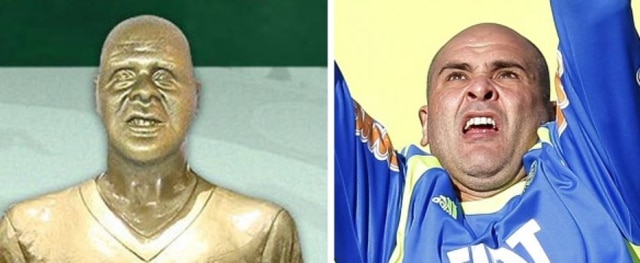José Patrício / Estadão Está certo que o forte do goleiro nunca foi a beleza, mas o busto que alguns torcedores propuseram que fosse criado em sua homenagem e viralizou na internet há alguns anos passava um pouco dos limites.