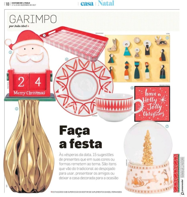 Reprodução Às vésperas do Natal, o Casa separou 15 sugestões de presentes que remente ao tema