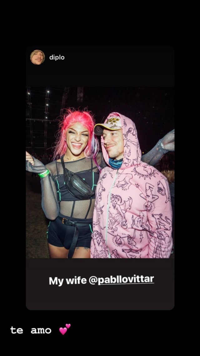 Instagram/@pabllovittar Pabllo Vittar e Diplo.