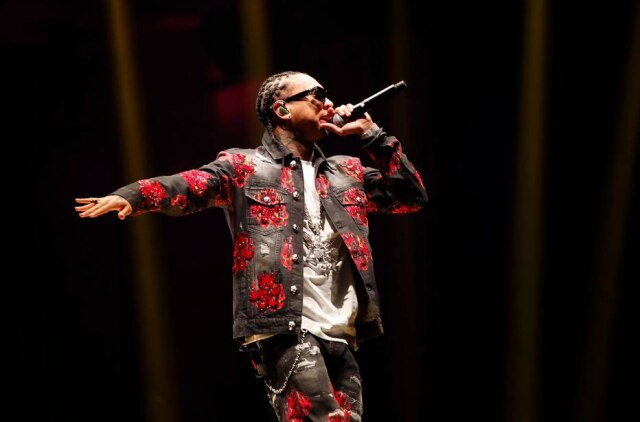 REUTERS/Alessandro Garofalo O rapper Tyga em apresentação na Semana de Moda de Milão