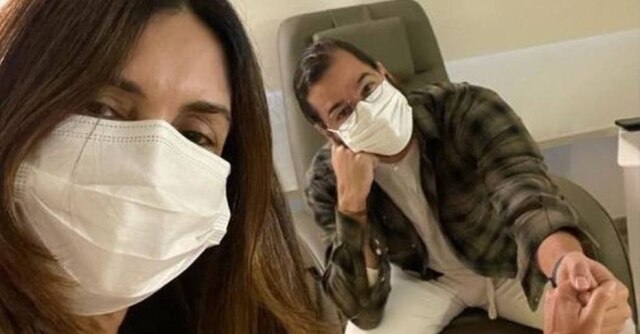 Instagram/@tulio.gadelha A apresentadora Fátima Bernardes e namorado Túlio Gadelha
