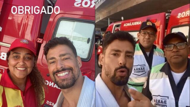 Instagram/@cauareymond Nos Stories, Cauã Reymond agradeceu o socorro rápido em batida de carro.