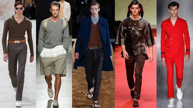 Divulgação Novidades da moda masculina recém-desfiladas em Milão e Paris