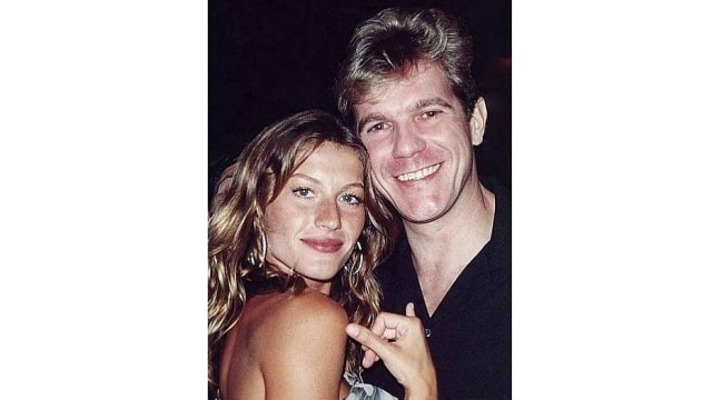 Arquivo Pessoal Gisele Bündchen ainda uma menina ao lado de Dilson