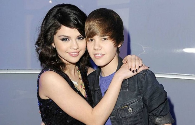 Reprodução Selena Gomez e Justin Bieber.