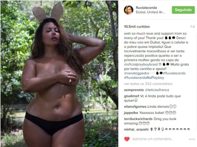 Reprodução/Instagram Fluvia Lacerda fotografou na Floresta Amazônica