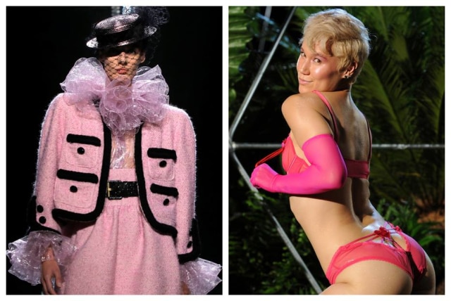 Andrew Kelly/Reuters - Diane Bondareff/AP Photo Os dois caminhos da moda hoje: a expertise técnica e de estilo por trás das criações de Marc Jacobs versus o alcance e a popularidade de Rihanna, nome à frente da marca de lingerie Savage x Fenty