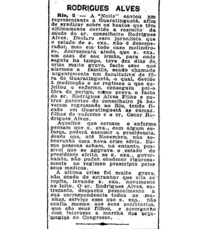 Acervo/ Estadão O Estado de S.Paulo- 06/10/1918