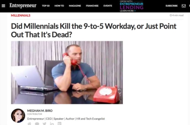 Reprodução/Buzzfeed Os Millennials acabaram com as 9 horas de trabalho em cinco dias por semana, ou apenas perceberam que isso está não faz mais sentido?