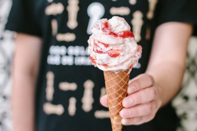 Roberto Seba|Divulgação Um dos sorvetes da Gelato Boutique, criado por Márcia Garbin