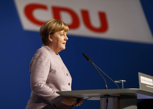REUTERS/Wolfgang Rattay Angela Merkel é contra o uso da burca na Alemanha.