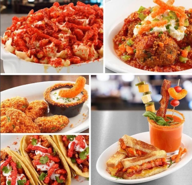 instagram/@cheetos Alguns pratos do restaurante The Spotted Cheetah, em Nova York.