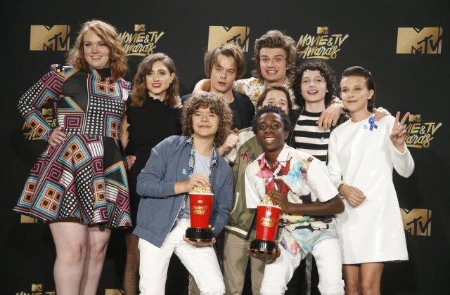 Danny Moloshok / Reuters Elenco de Stranger Things