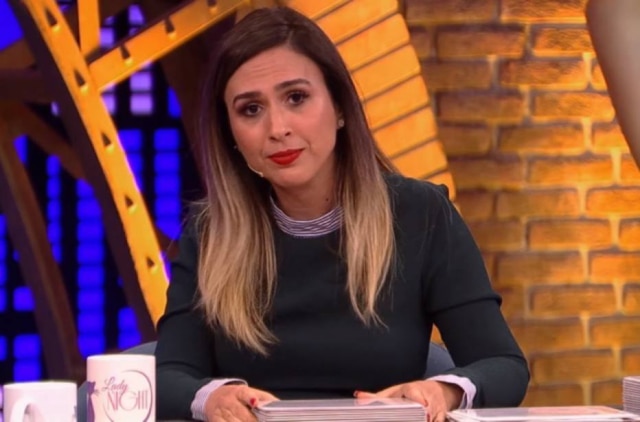 Multishow/Divulgação A apresentadora Tatá Werneck no programa 'Lady Night'.