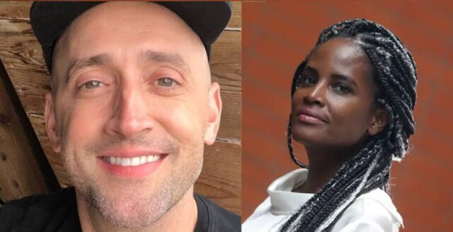 Instagram / @paulogustavo31 I Nilton Fukuda/Estadão O ator Paulo Gustavo e a escritora e filósofa Djamila Ribeiro