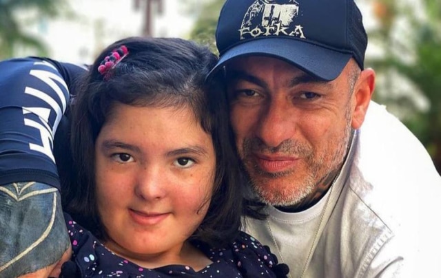 Instagram/ @henrique_fogaca74 Henrique Fogaça e a filha Olívia, de 14 anos
