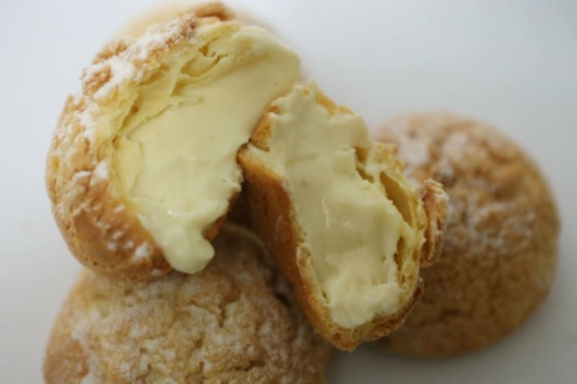 Alex Silva|Estadão Choux cream da confeiteira Vivi Wakuda