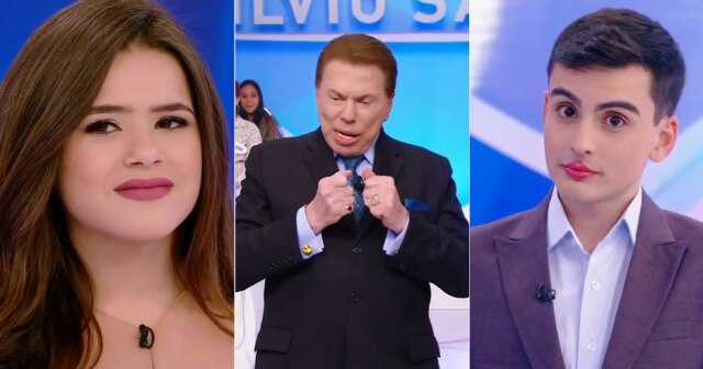 Reprodução de cena do Programa Silvio Santos/SBT O caso envolvendo Silvio Santos, Maisa e Dudu Camargo virou processo contra a emissora
