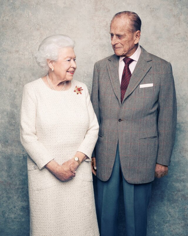 Matt Holyoak/CameraPress/PA Wire/Handout via Reuters O casal completa bodas de platina nesta segunda-feira, 20