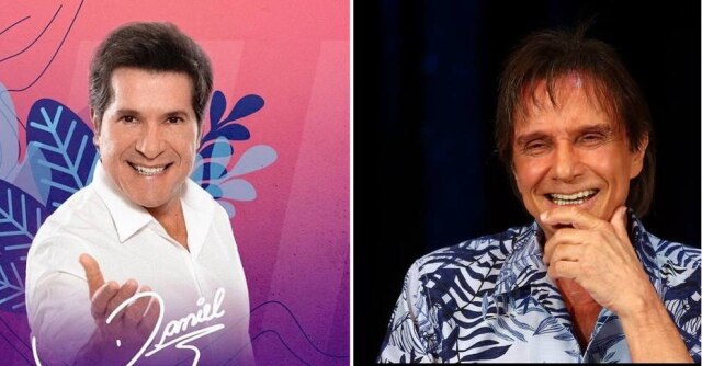 Instagram / @cantordaniel | Fabio Motta / Estadão Roberto Carlos ligou para Daniel, a fim de evitar choque de lives no Dia das Mães.