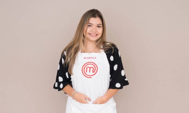 Carlos Reinis / Band / Divulgação Marina tem 19 anos de idade e está decidida a ingressar na profissão de cozinheira.