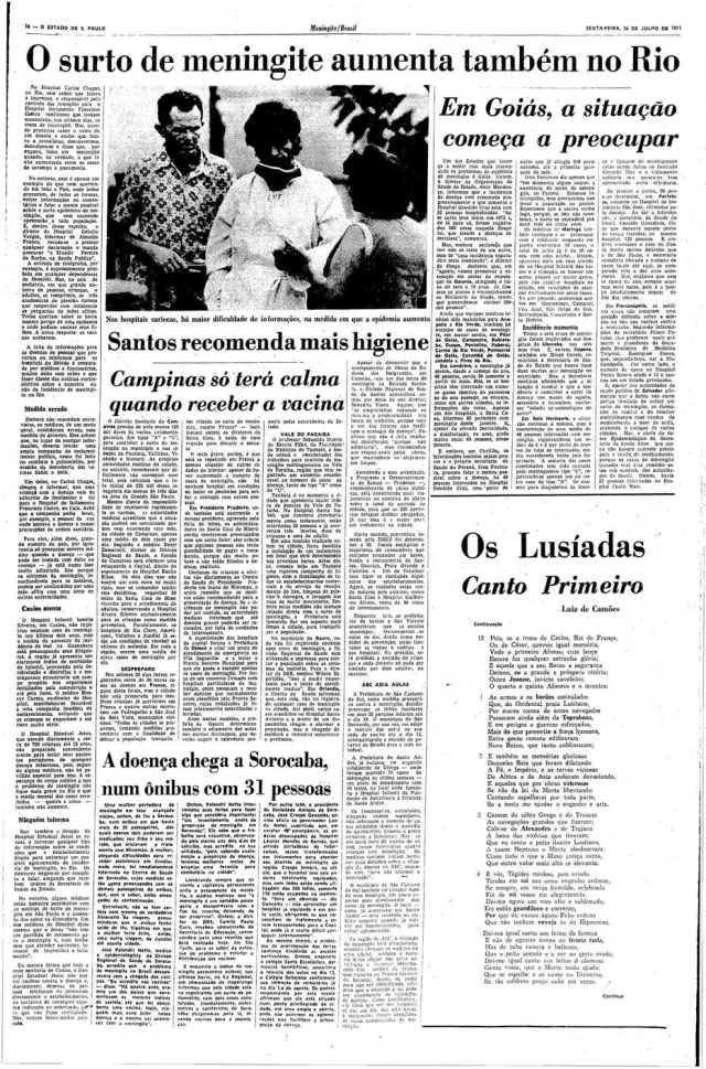 Acervo/Estadão >> Estadão de 26/7/1974
