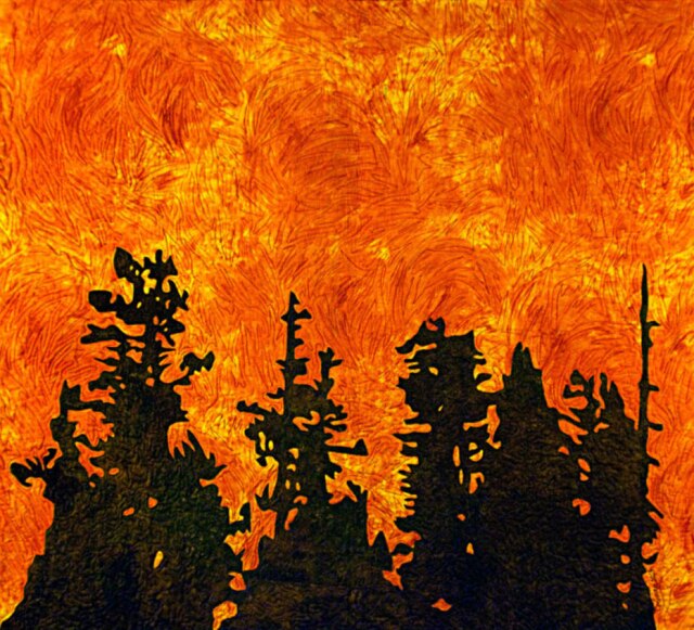 Eric Murphy/ The New York Times "Firestorm", de Marion Coleman, inspirado nos incêndios de 1991 em Oakland e Berkeley Hills