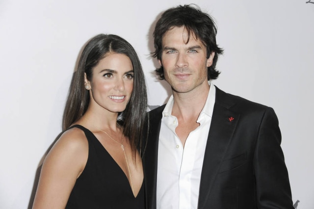 Richard Shotwell/Invision/AP Ian Somerhalder e Nikki Reed em evento em Los Angeles, nos Estados Unidos