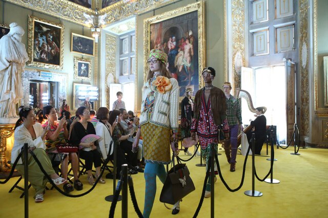 Getty Images para Gucci Gucci Cruise 2018.