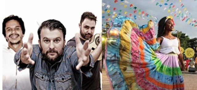 Divulgação Banda Caiana e a Trupé Cia. das Artes, que estarão no arraial organizado pela prefeitura de São Paulo.
