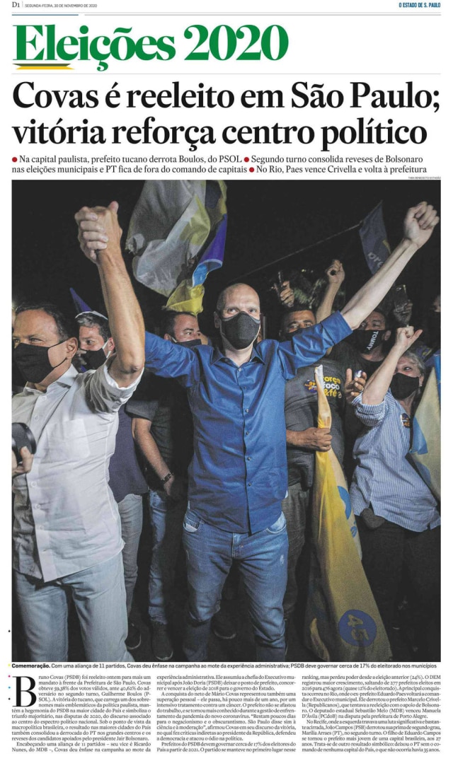 Acervo/Estadão >> Estadão - 30/11/2020