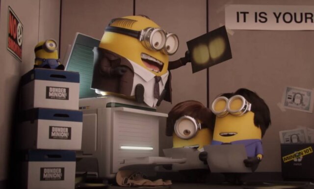 YouTube/The Office Minions fazem paródia da abertura de 'The Office'.