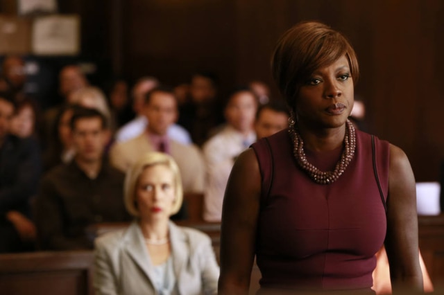 Cena da série 'How to Get Away with Murder'/Sony A atriz Viola Davis na primeira temporada da série 'How to Get Away with Murder'.