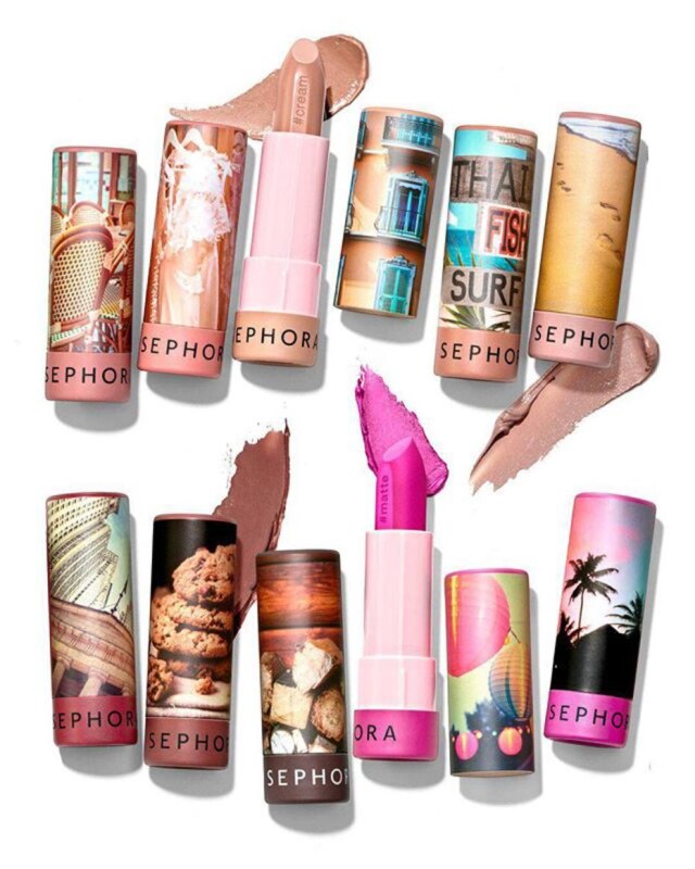 Instagram/ @sephora Batons com embalagens inusitadas custam apenas 8 dólares