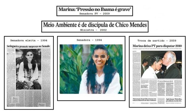 Acervo Estadão A história da candidata Marina Silva nas páginas do jornal