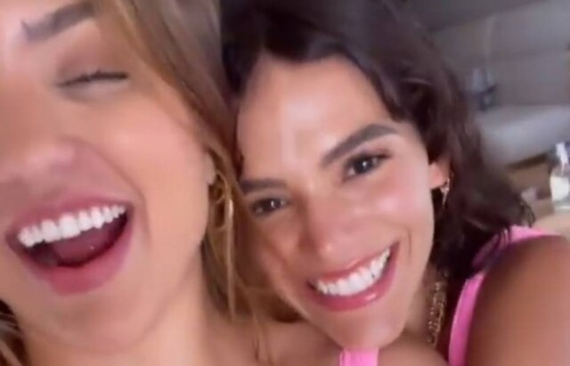 Instagram / @rafakalimann Rafa Kalimann e Bruna Marquezine