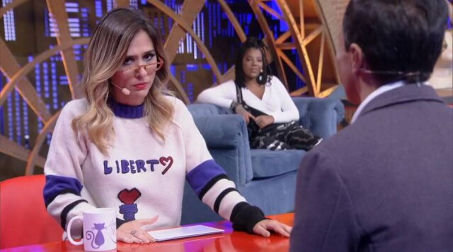 Reprodução de cena do 'Lady Night'/Multishow Tatá Werneck irá retomar as gravações para nova temporada de ‘Lady Night’
