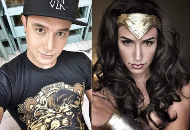 Instagram.com/pochoy_29 O maquiador Paolo Ballesteros é especialista em maquiagens de transformação