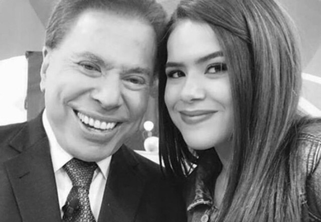 Instagram / @maisa Maisa Silva ao lado de Silvio Santos