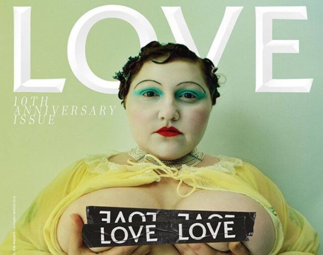 Instagram/@bethditto Beth Ditto é uma das capas da revista 'Love'.