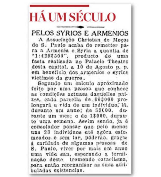 Acervo/Estadão O Estado de S.Paulo - 14/9/1918