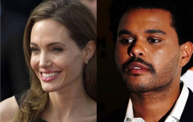 AFP/ Mark Blinch/ Reuters Atriz Angelina Jolie foi vista com The Weeknd