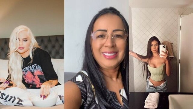 Instagram/@valdenicenuness/@marialdgg/@luisasonza Valdenice Nunes, mãe de Whindersson, distribui críticas a Luísa Sonza e Maria Lina
