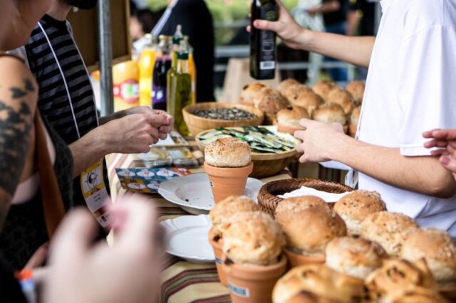 Divulgação Banca de comida no Gastronomix do ano passado