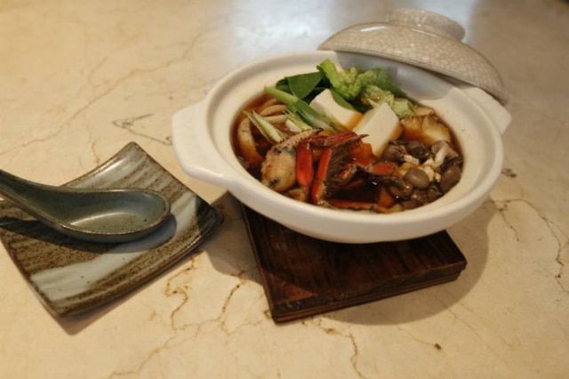 Priscila Steffen|Conservação Internacional|Divulgação Sukiyaki com caranguejo do restaurante Kinu, do hotel Hyatt