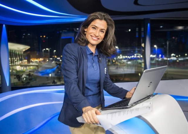 João Miguel Júnior/Globo Renata Vasconcellos no 'Jornal Nacional'.