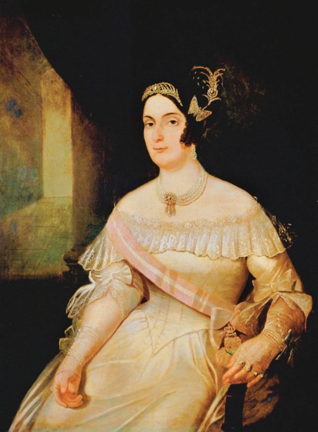 Reprodução Domitila de Castro Canto e Melo, a Marquesa de Santos.