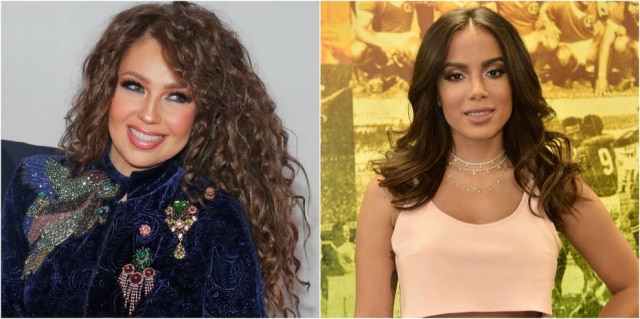 Andrew Kelly/Reuters | Iara Morselli/Estadão Internautas sugerem uma parceria entre Thalía e Anitta.